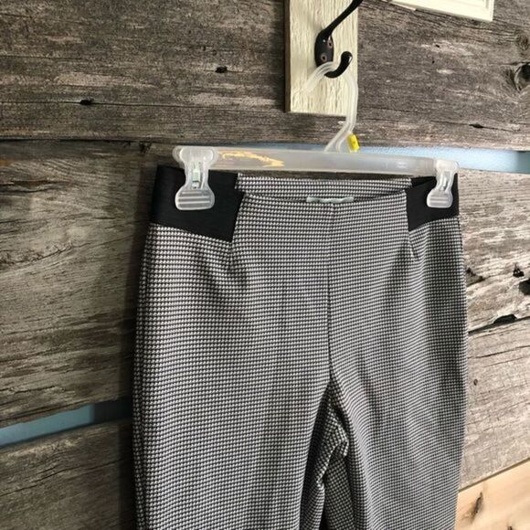 CLEO Petites Size Small Black/White Houndstooth  Skinny Pants - Picture 1 of 4